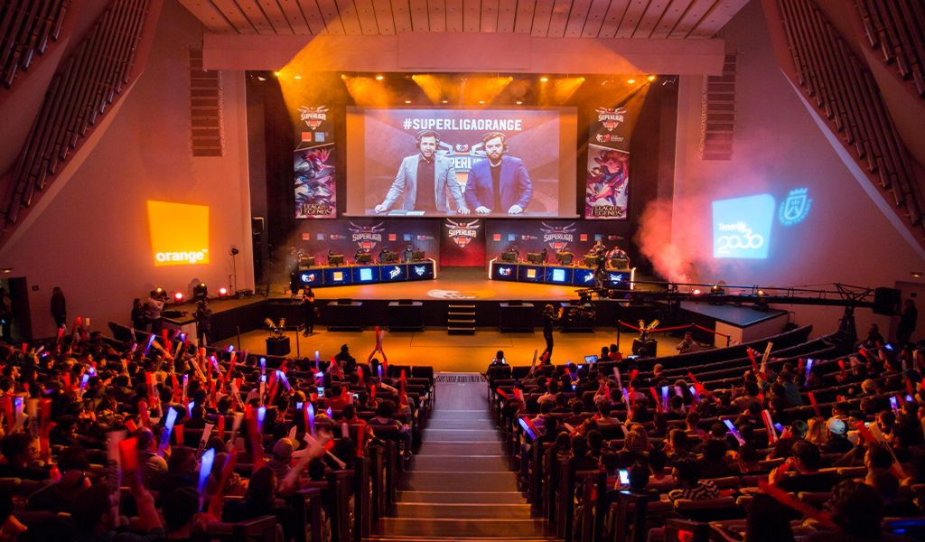 Evento en Sala con público