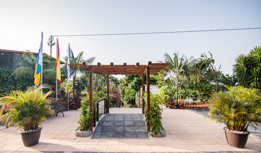 Entrada a la finca