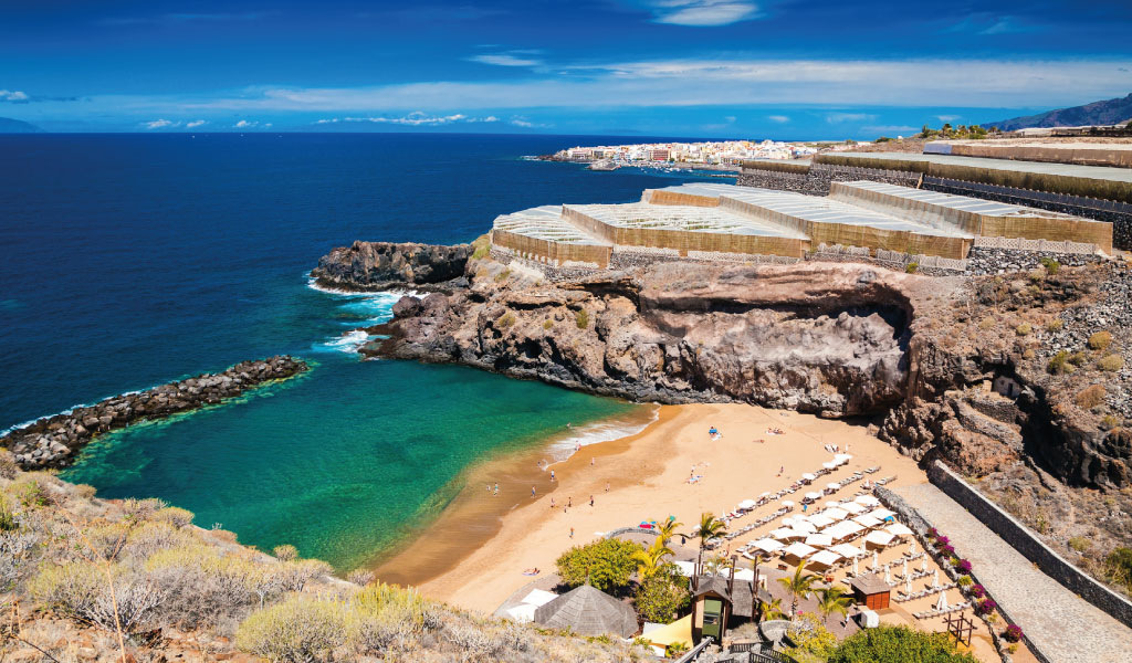 Vistas playa Abama