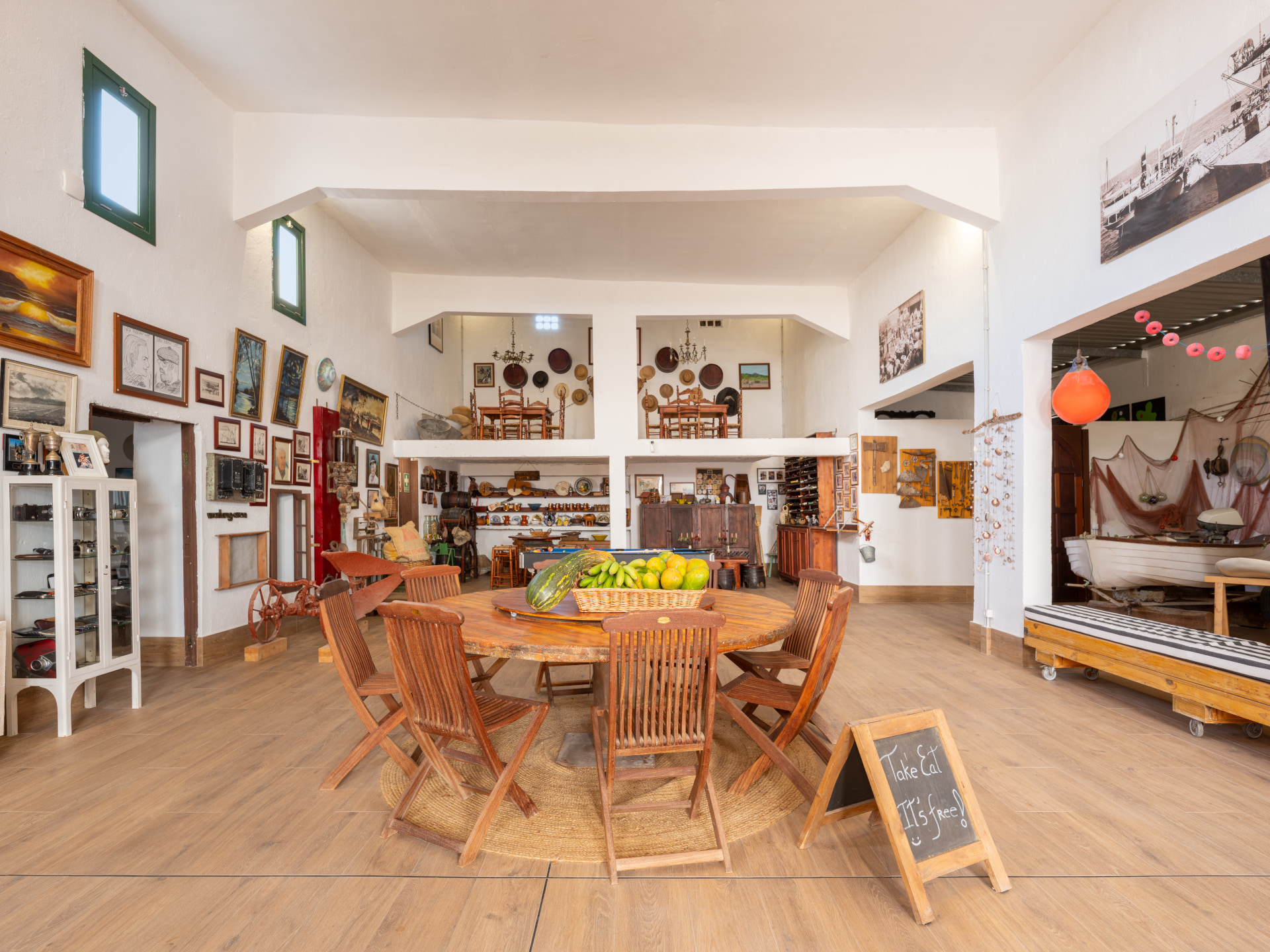 Espacio común casa rural con encanto