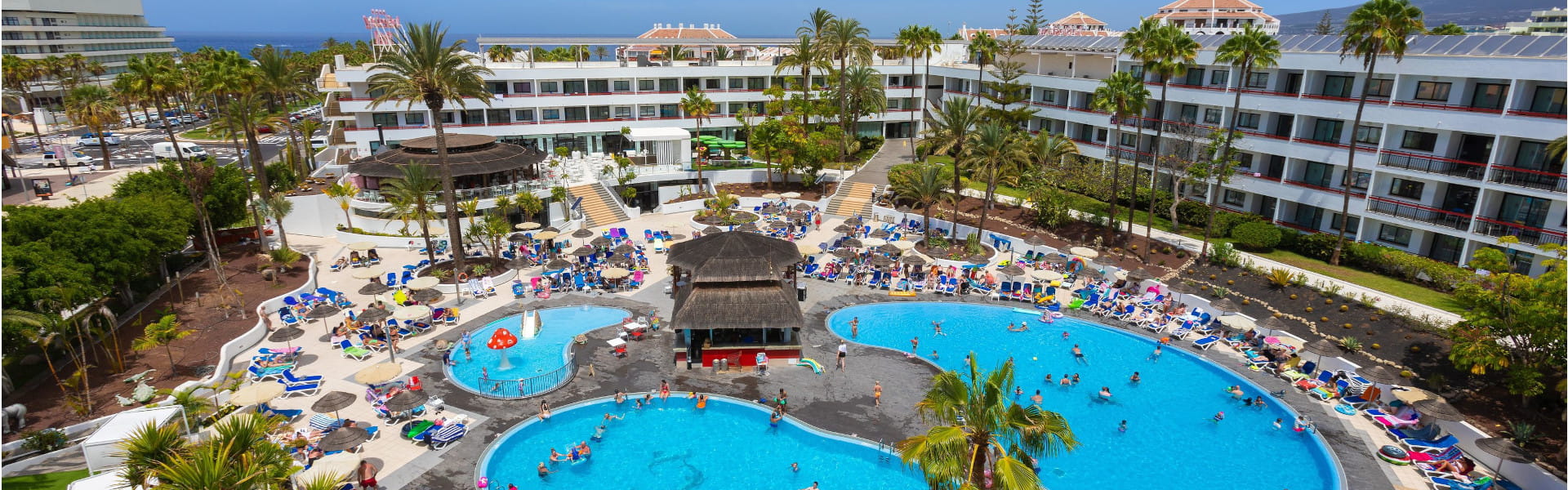 Vistas aéreas piscinas