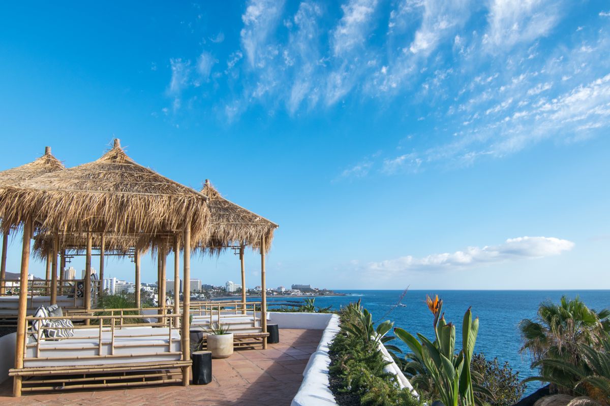 Hotel Jardín Tropical - Sunset Bar terrace Hotel Jardín Tropical - Sunset Bar terrace