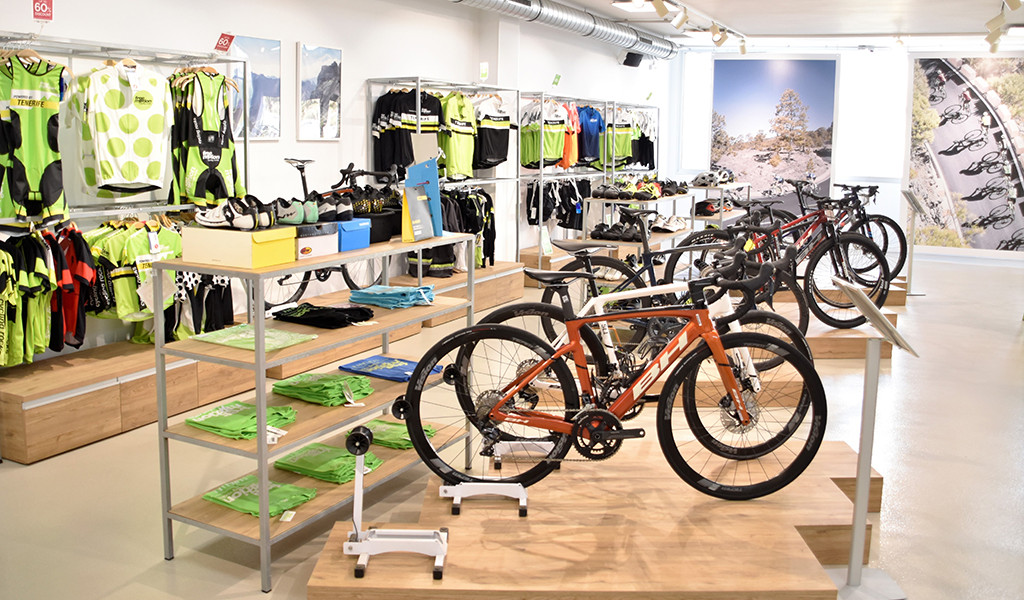 Tienda de bicicletas y ropa de ciclismo en Tenerife.