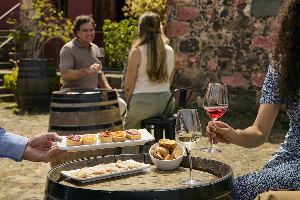 Degustación de tapas y vino en Casa del Vino, Tenerife.