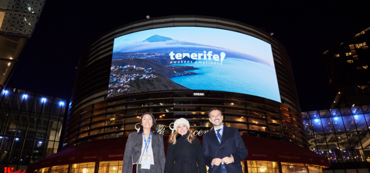 Tenerife se promociona en las pantallas exteriores gigantes de dos de los centros comerciales más exclusivos de Londres 
