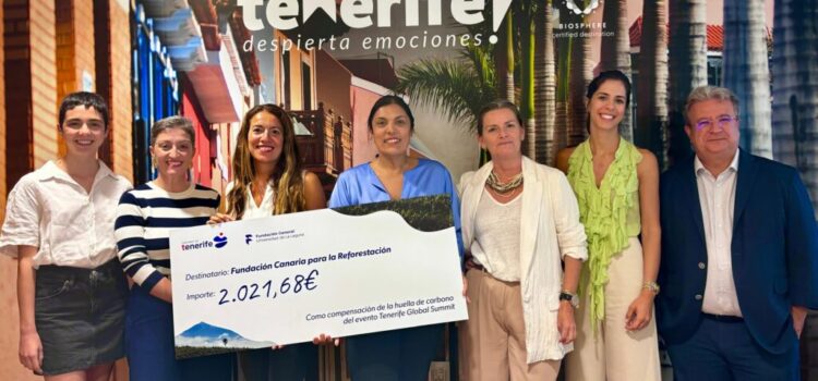 El Tenerife Global Summit compensará su huella de carbono con la replantación de flora y fauna autóctona afectada por el incendio de 2023