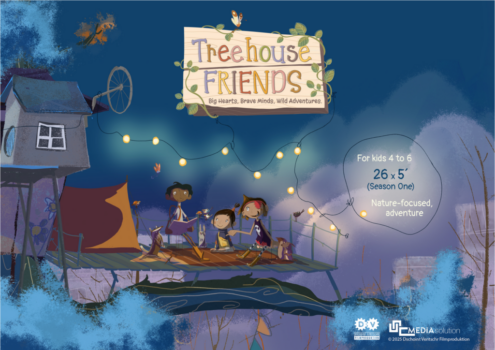 'Treehouse friends' cortesía de Media Solution.