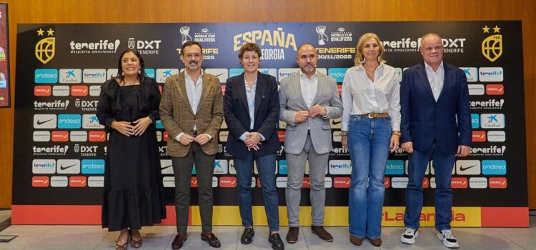 El Recinto Ferial de Tenerife acoge la presentación del partido España-Georgia en el Santiago Martín