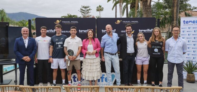 Las más destacadas figuras del circuito internacional de pádel se dan cita el Día de Canarias en el Pádel Travel Experience de la mano de Turismo de Tenerife
