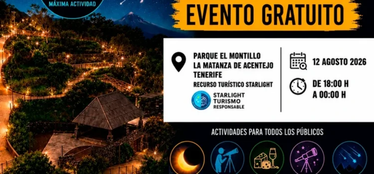 Turismo de Tenerife y Museos del Cabildo colaboran en el Encuentro Astronómico Cielos Tenerife Nordeste 2026
