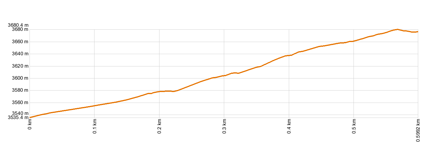 Altimetría 10. Acceso cráter del Pico del Teide. Sendero Telesforo Bravo